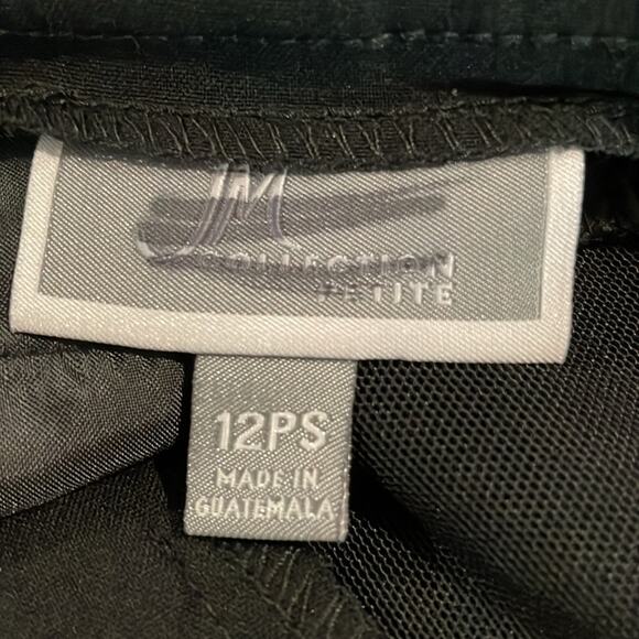 New JM Collection Black Business Slacks Pants Size 12 Short Business Office - Picture 7 of 8